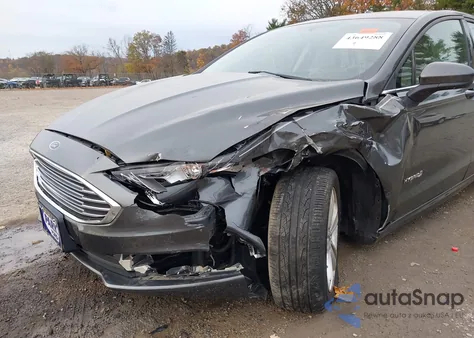 2018 Ford Fusion Hybrid S from USA, damaged, VIN 3FA6P0UU7JR100221